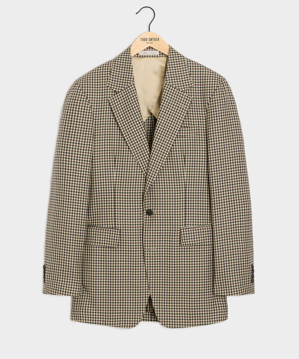 Italian Wool Gingham Wythe Jacket
