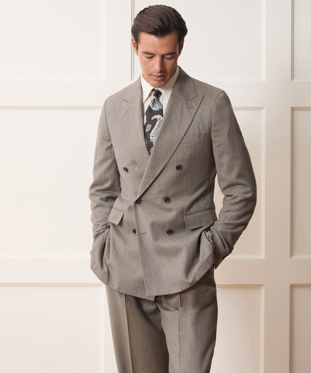 Portuguese Flannel Pinstripe Wythe Suit