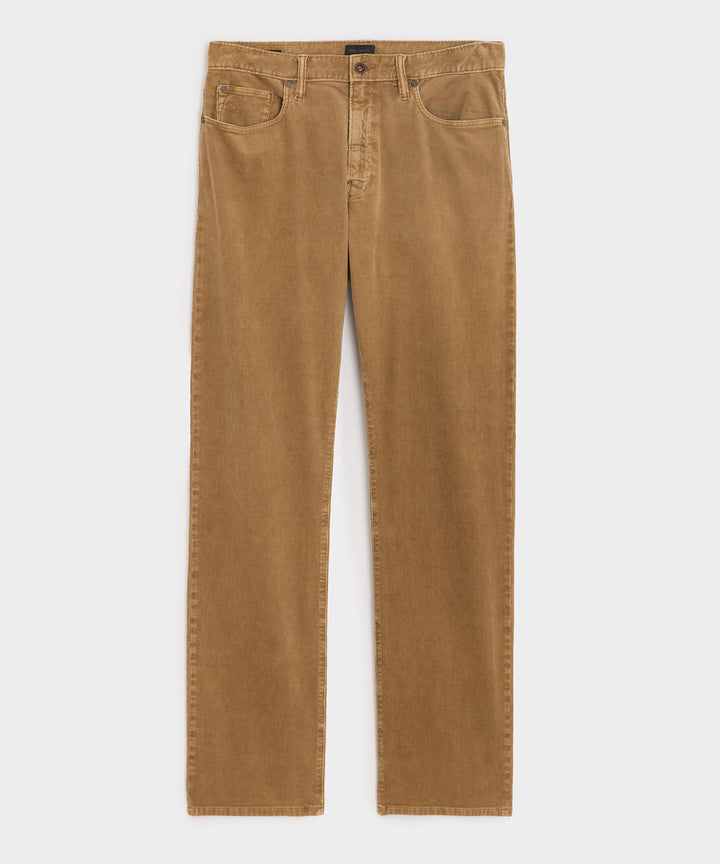 Straight Fit 5-Pocket Corduroy Pant