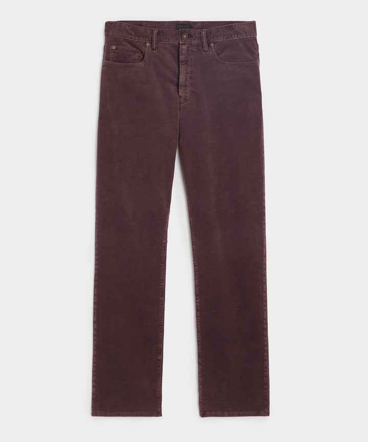 Straight Fit 5-Pocket Corduroy Pant