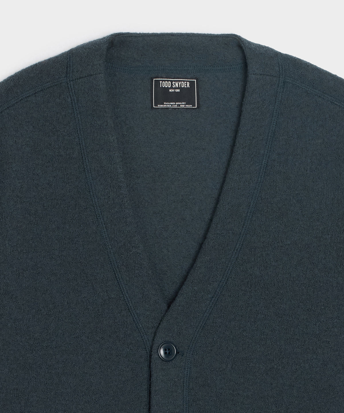 Italian Boiled Wool Cardigan