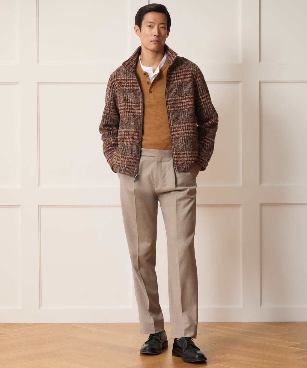 Italian Mock Neck Jacket