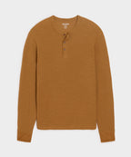 Lightweight Mini Waffle Henley