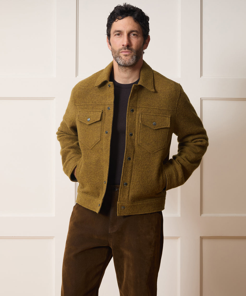 Boiled Wool Dylan Jacket