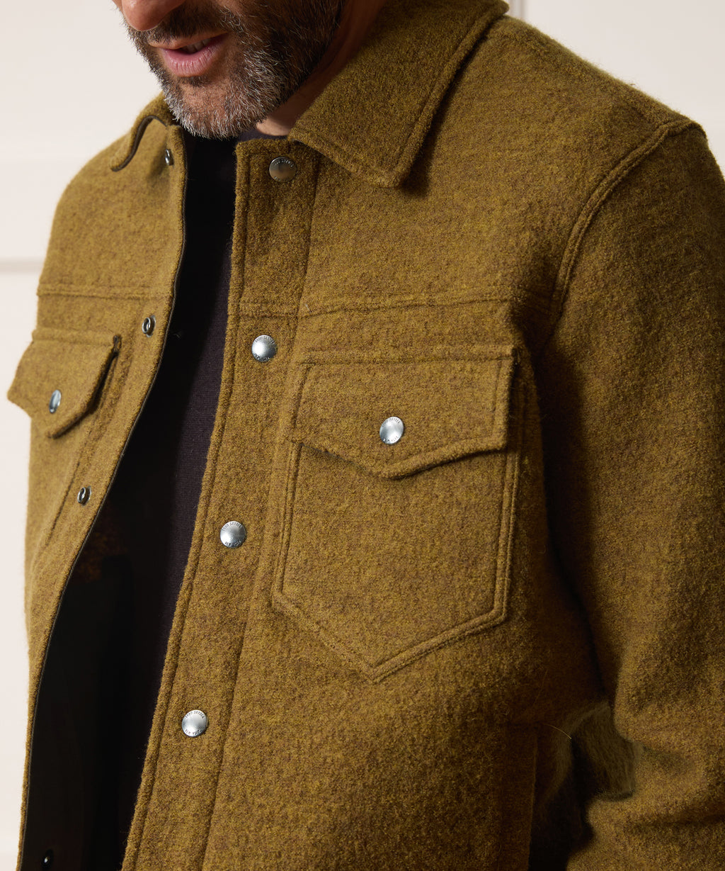 Boiled Wool Dylan Jacket