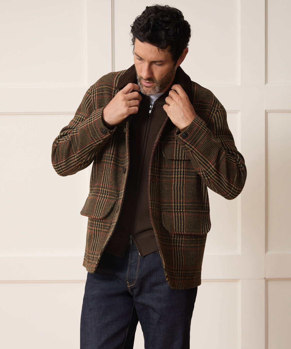Italian Plaid Country Jacket