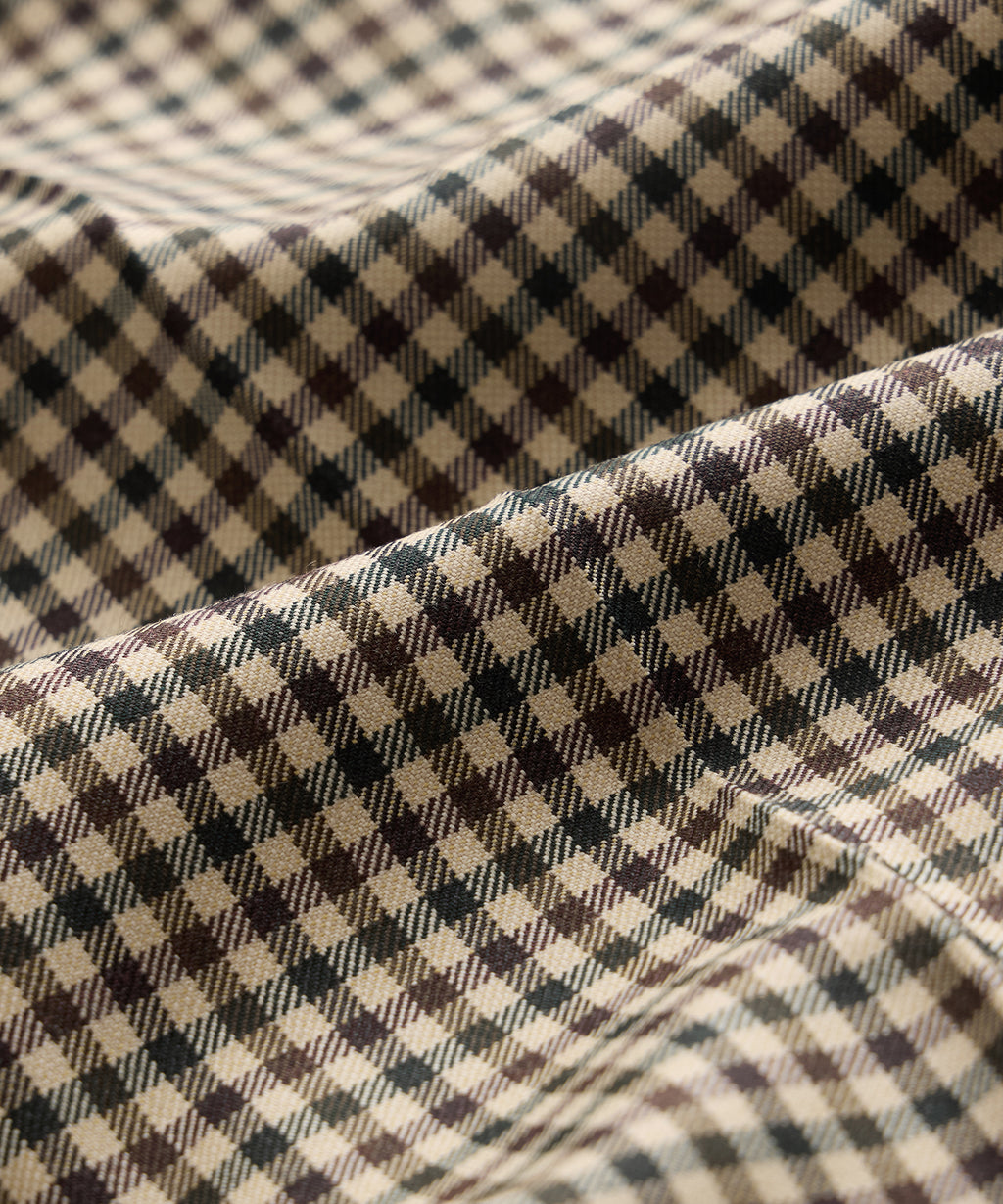 Italian Wool Gingham Wythe Trouser