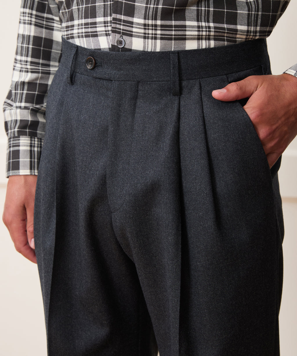 Italian Flannel Wythe Trouser