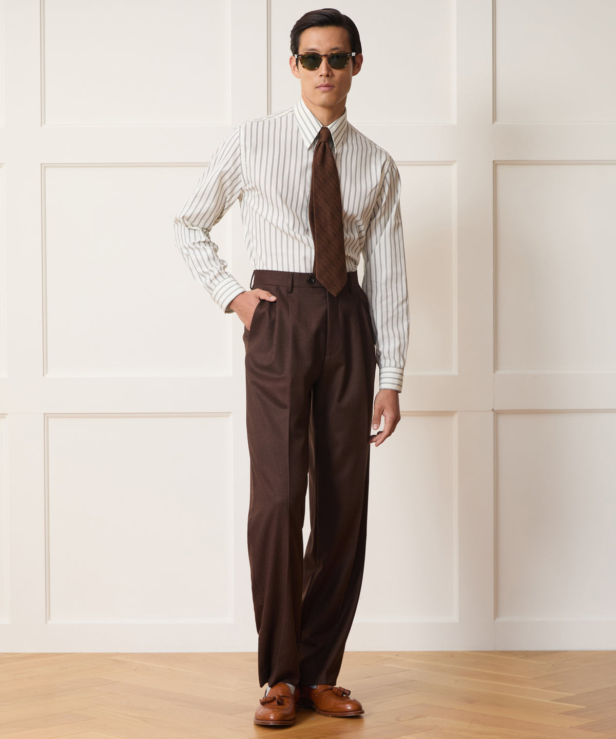Italian Flannel Wythe Trouser