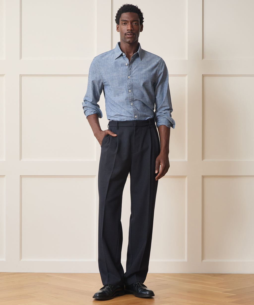 Italian Lightweight Wool Officer Trouser