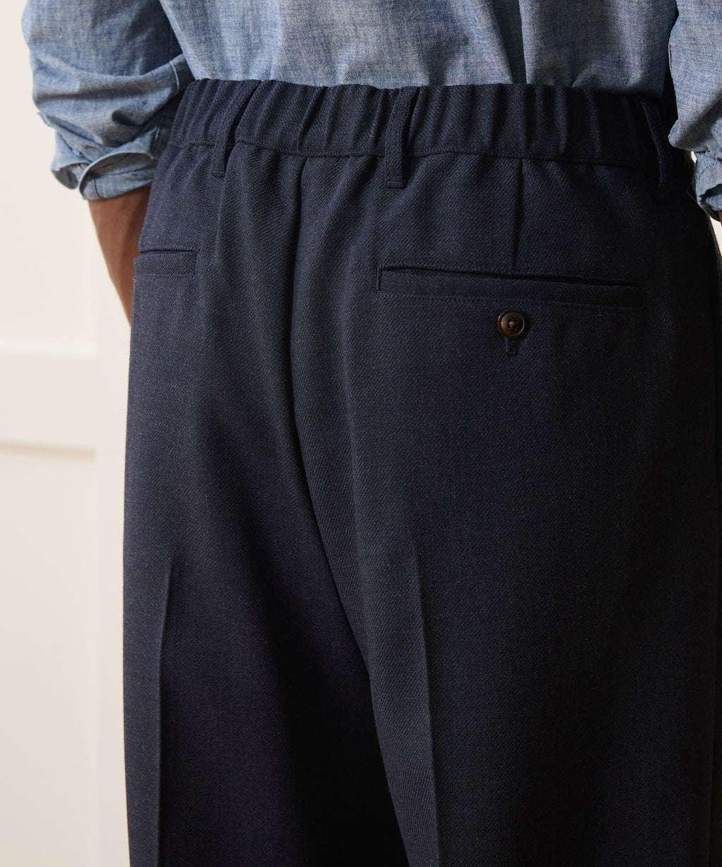 Italian Lightweight Wool Officer Trouser