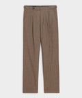 Italian Heathered Cotton Side Tab Trouser