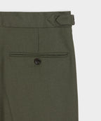 Brushed Flannel Side Tab Trouser