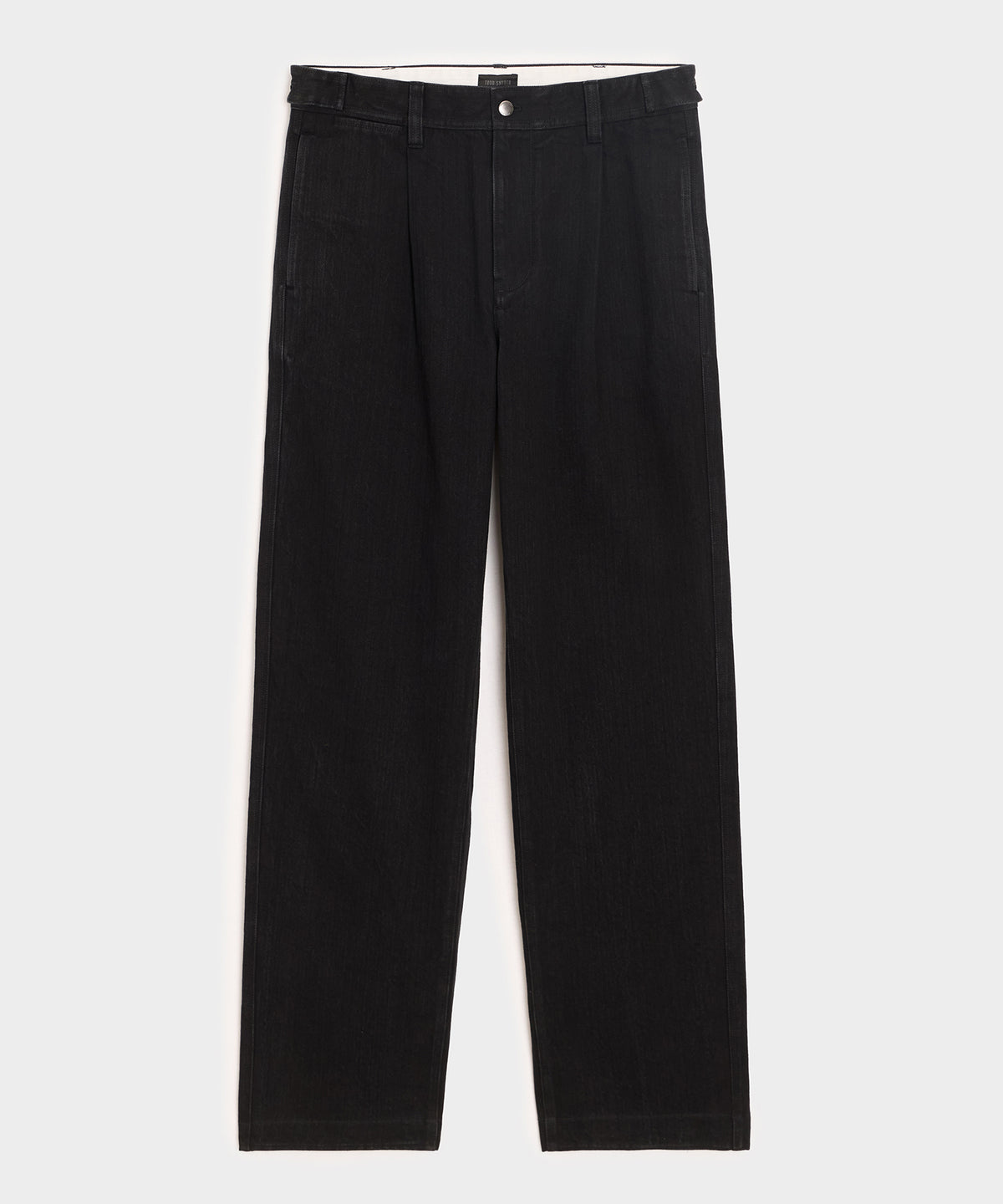 Pleated Utility Jean in Black