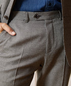 Italian Flannel Houndstooth Sutton Trouser