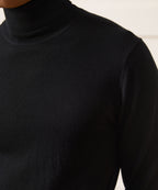 Silk-Cashmere Turtleneck Sweater