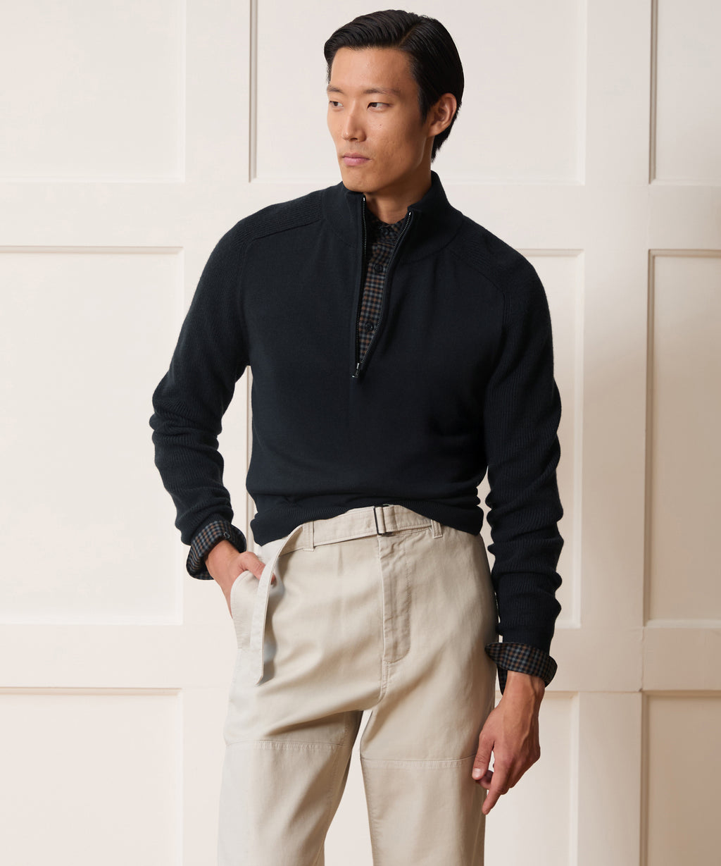Merino Quarter-Zip Sweater