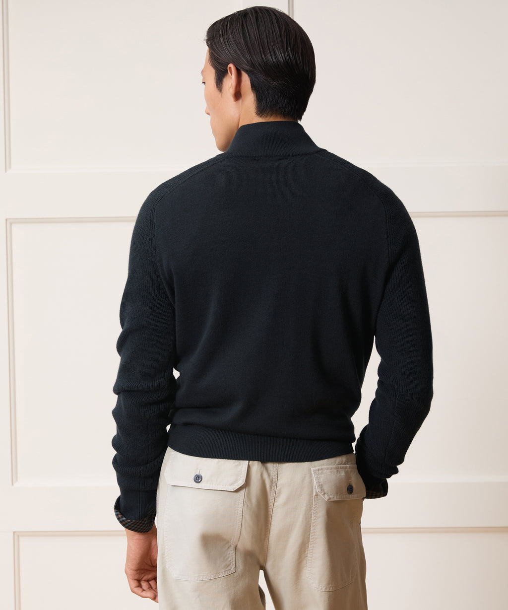 Merino Quarter-Zip Sweater