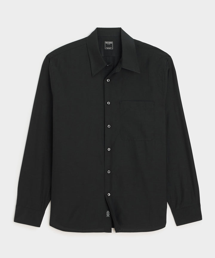 Cotton-Silk Big Shirt