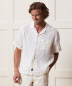 Textured Linen Capri Shirt
