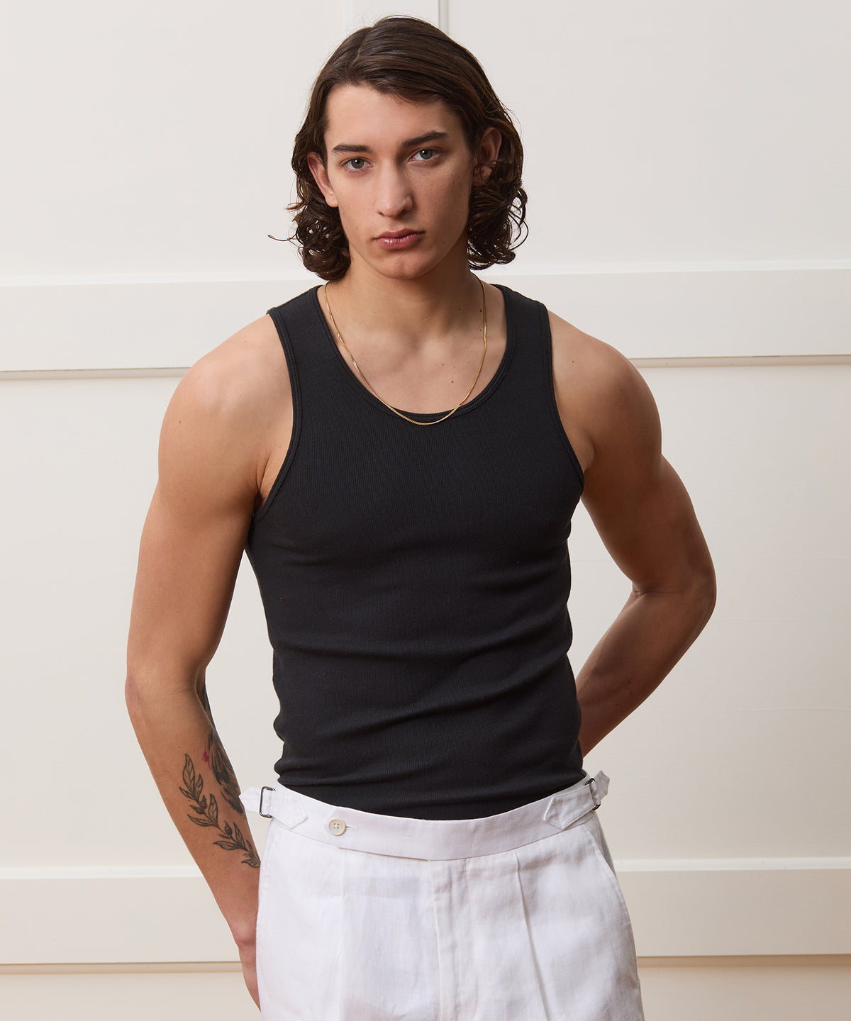 Slim Ribbed Tank