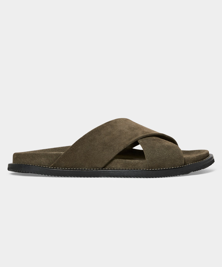 Nomad Suede Crossover Sandal