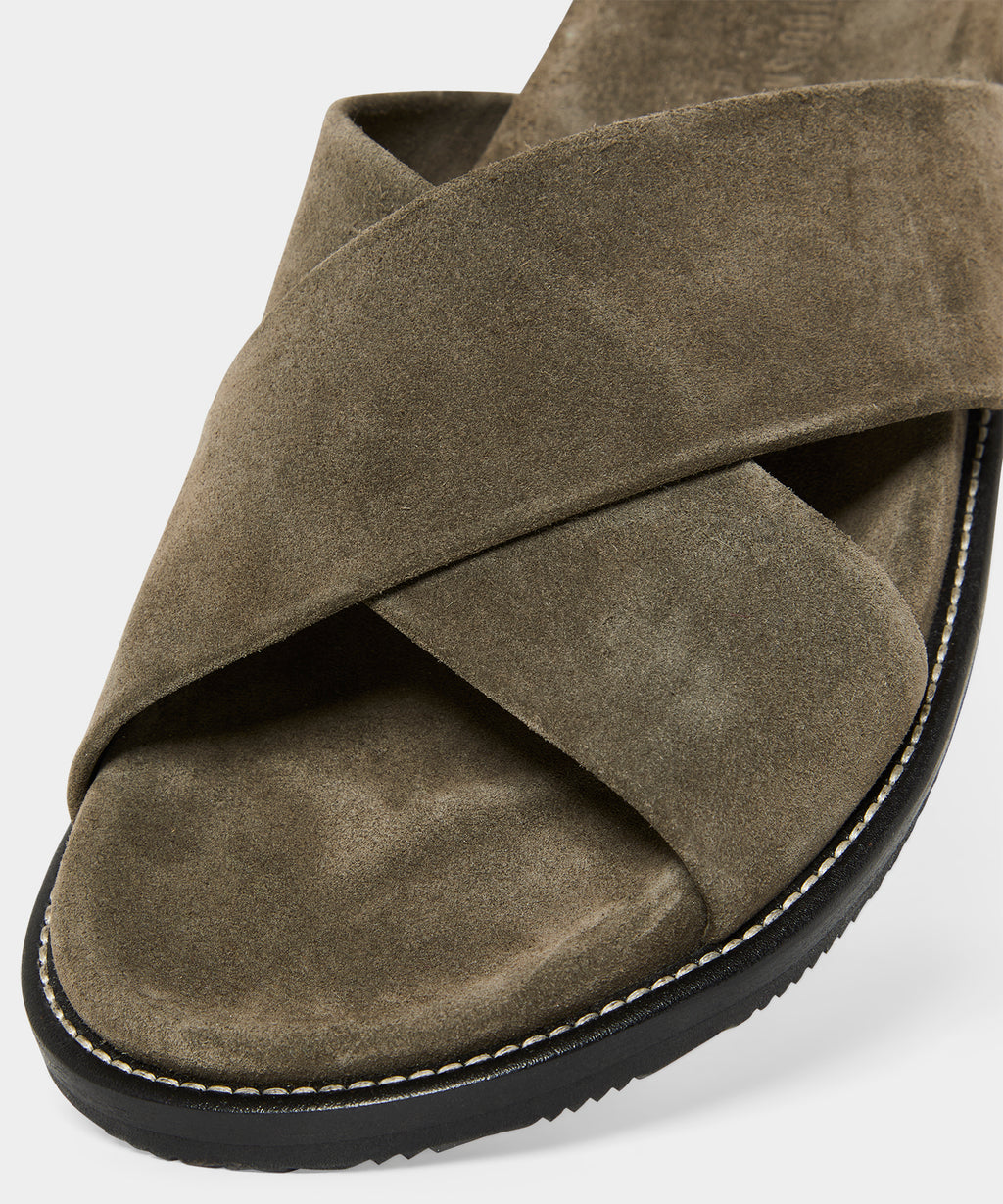 Nomad Suede Crossover Sandal