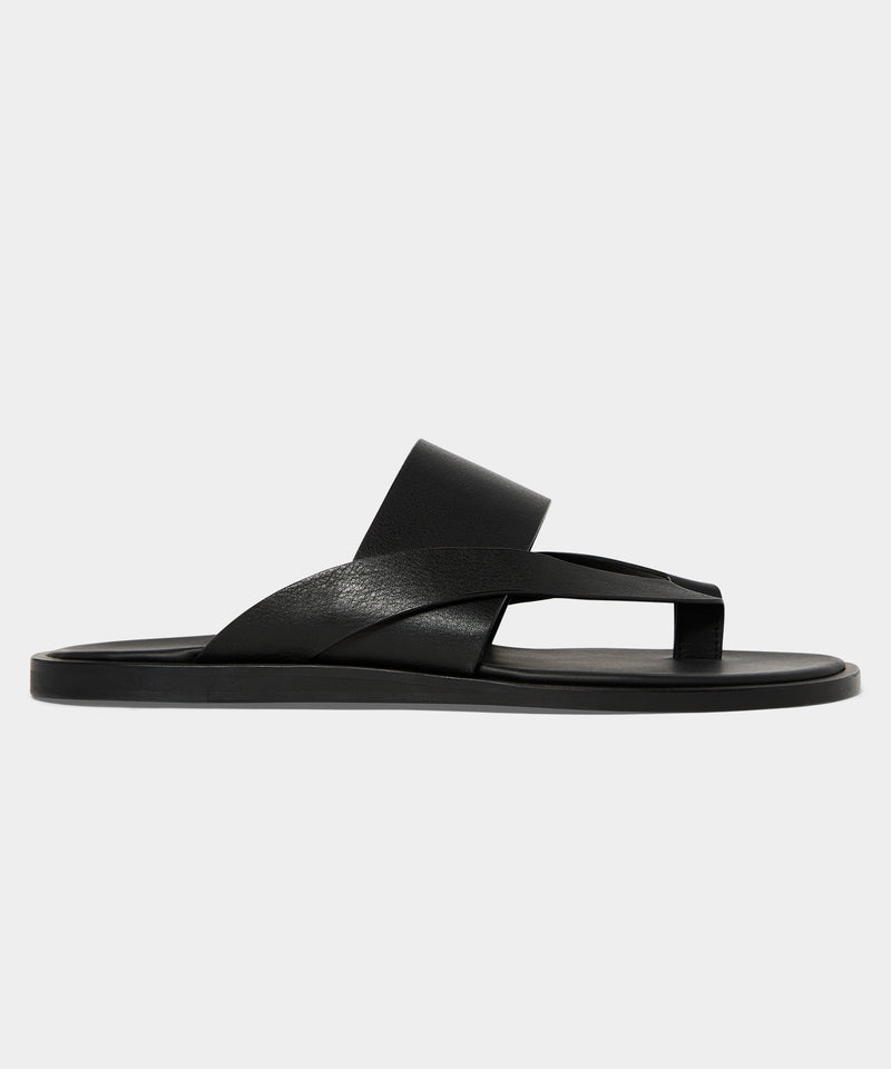 Porto Leather Crossover Sandal