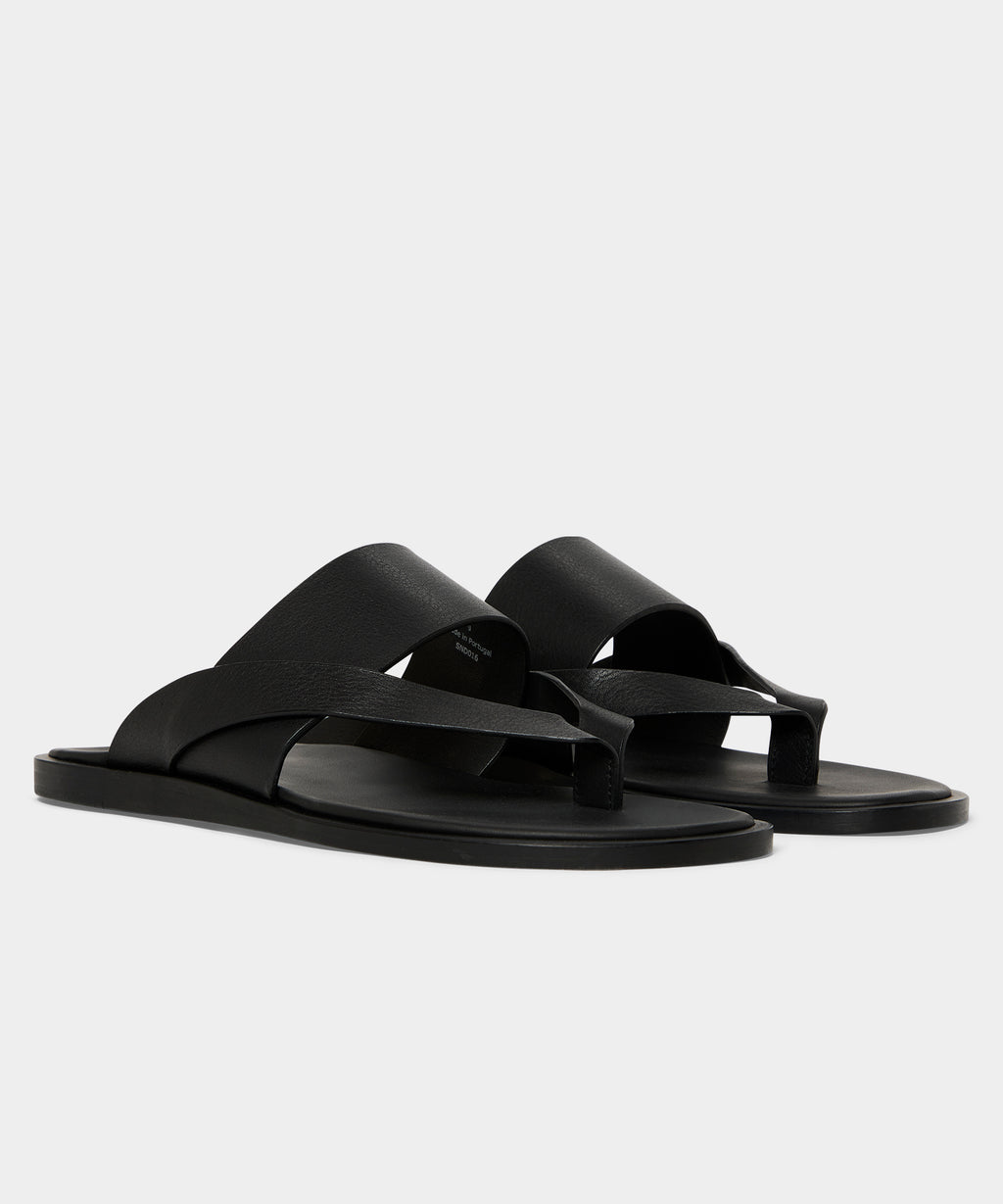Porto Leather Crossover Sandal