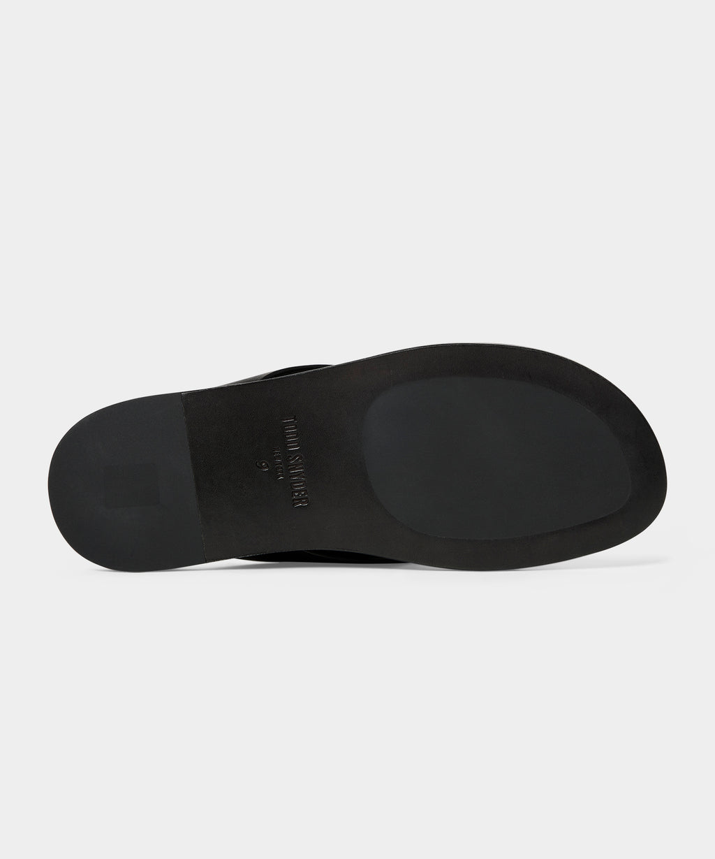 Porto Leather Crossover Sandal