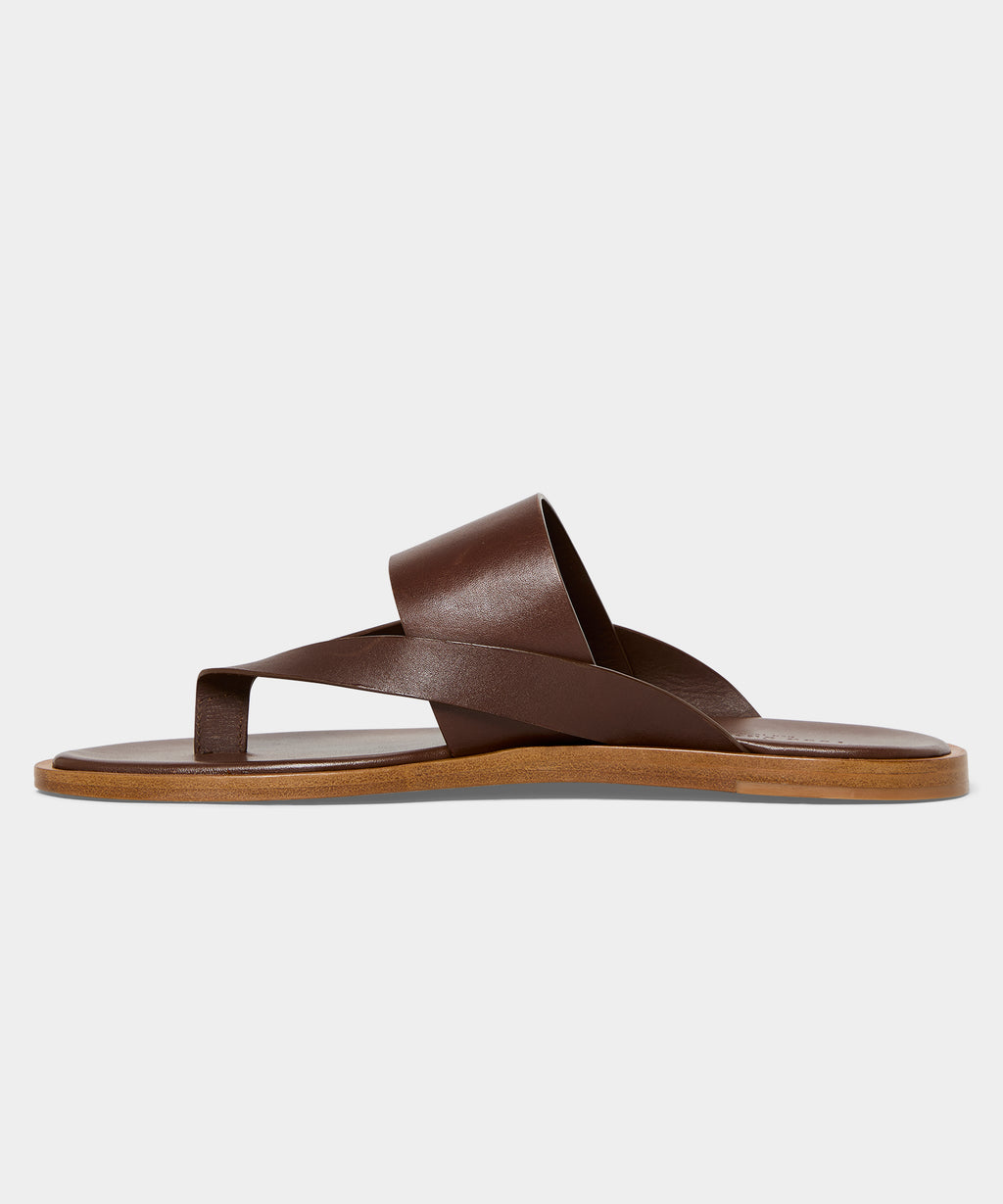 Porto Leather Crossover Sandal