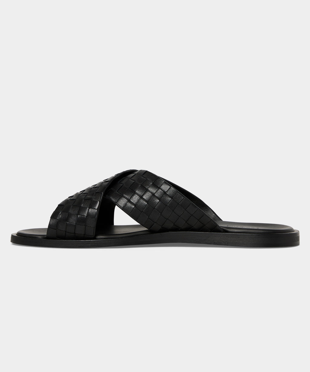 Porto Woven Leather Sandal
