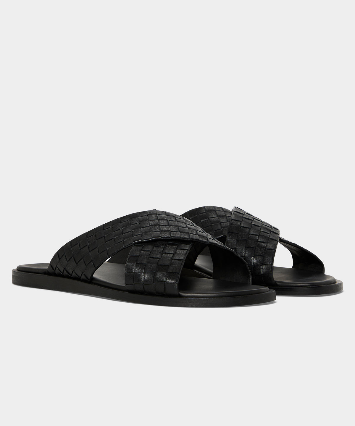 Porto Woven Leather Sandal
