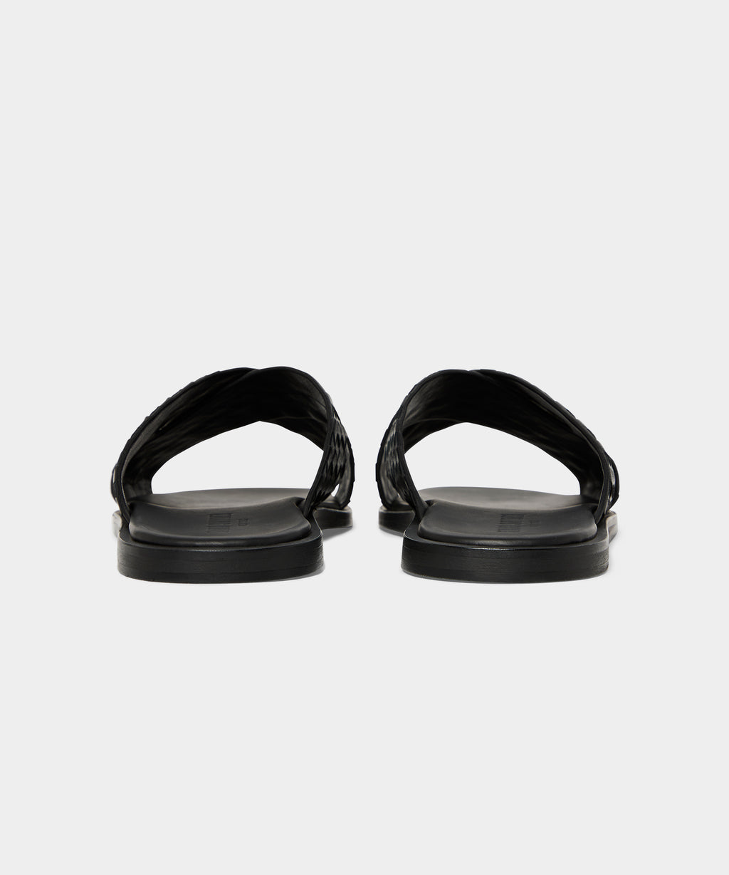 Porto Woven Leather Sandal