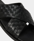 Porto Woven Leather Sandal