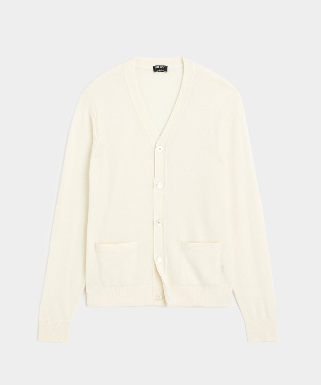 Cashmere Cardigan in Bisque