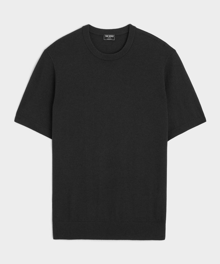 Silk-Cashmere Sweater Tee