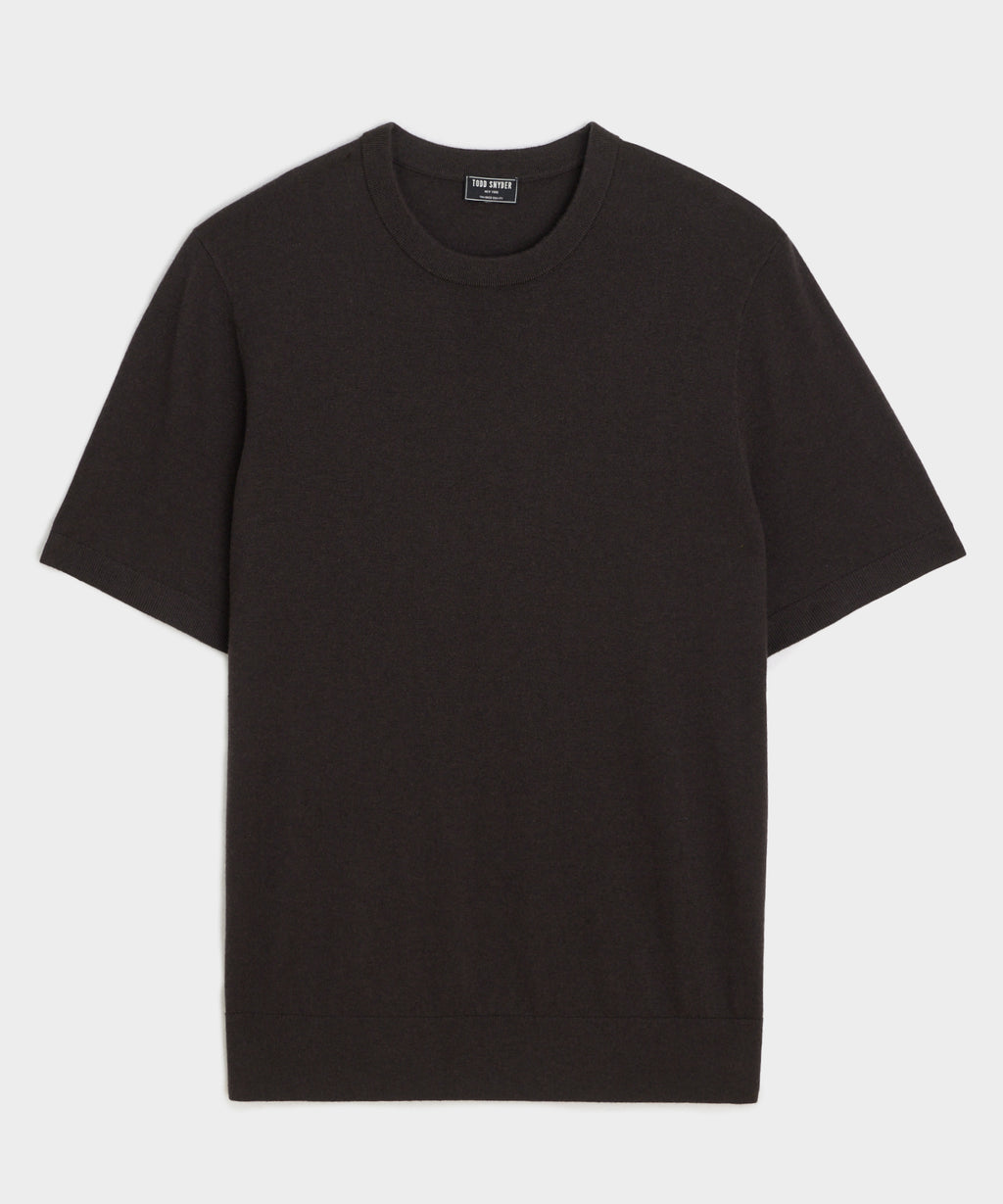 Silk-Cashmere Sweater Tee