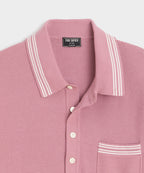 Tipped Waffle Sweater Polo