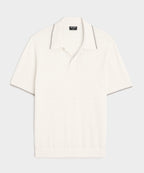 Silk-Cashmere Tipped Montauk Sweater Polo