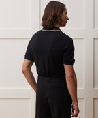 Silk-Cashmere Tipped Montauk Sweater Polo