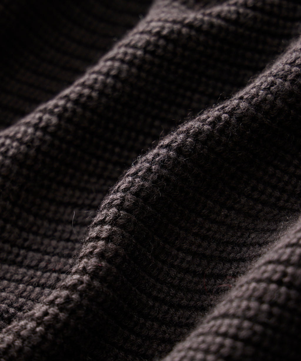 MERINO FULL ZIP SWEATER-Brown