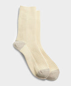 RoToTo Special Trio Socks in Off White / Grey