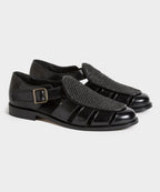 Jacques Solovière Franck Raffia Fisherman Sandal