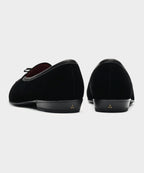 Baudoin & Lange Sagan Velvet Black Tie Shoe