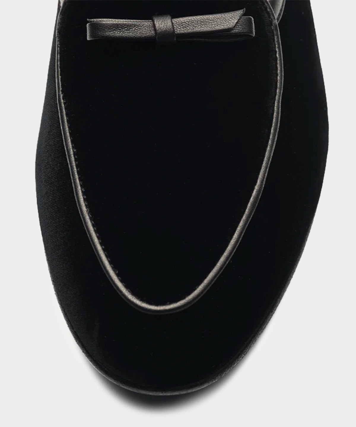 Baudoin & Lange Sagan Velvet Black Tie Shoe