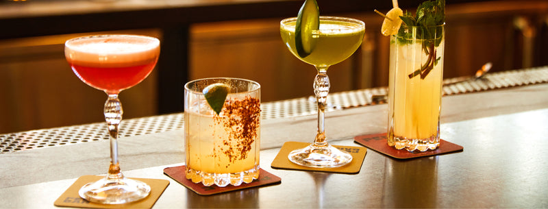 Lifestyle image of summer cocktails