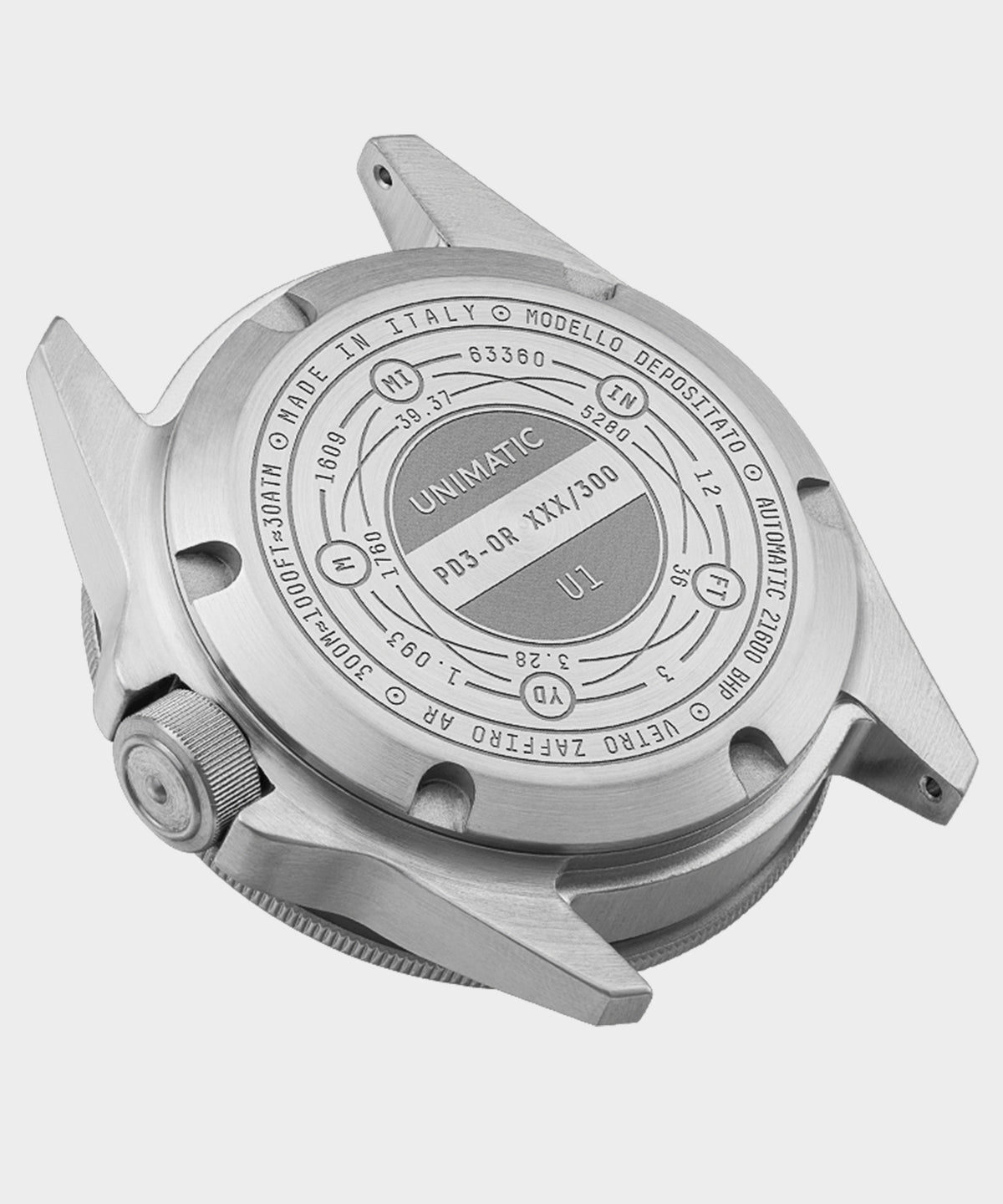 UNIMATIC U1-PD3 ProDiver Modello Uno Watch