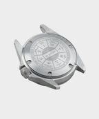 UNIMATIC U4S Classic Military Watch in Olive with silver dial