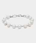 Maor Sterling Silver Consi Bracelet with White Pearls